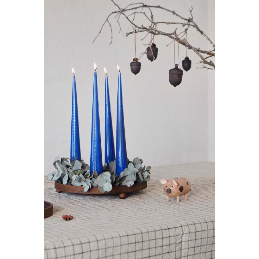 Inka Houten Dienblad Rond - Groot - Afbeelding 4