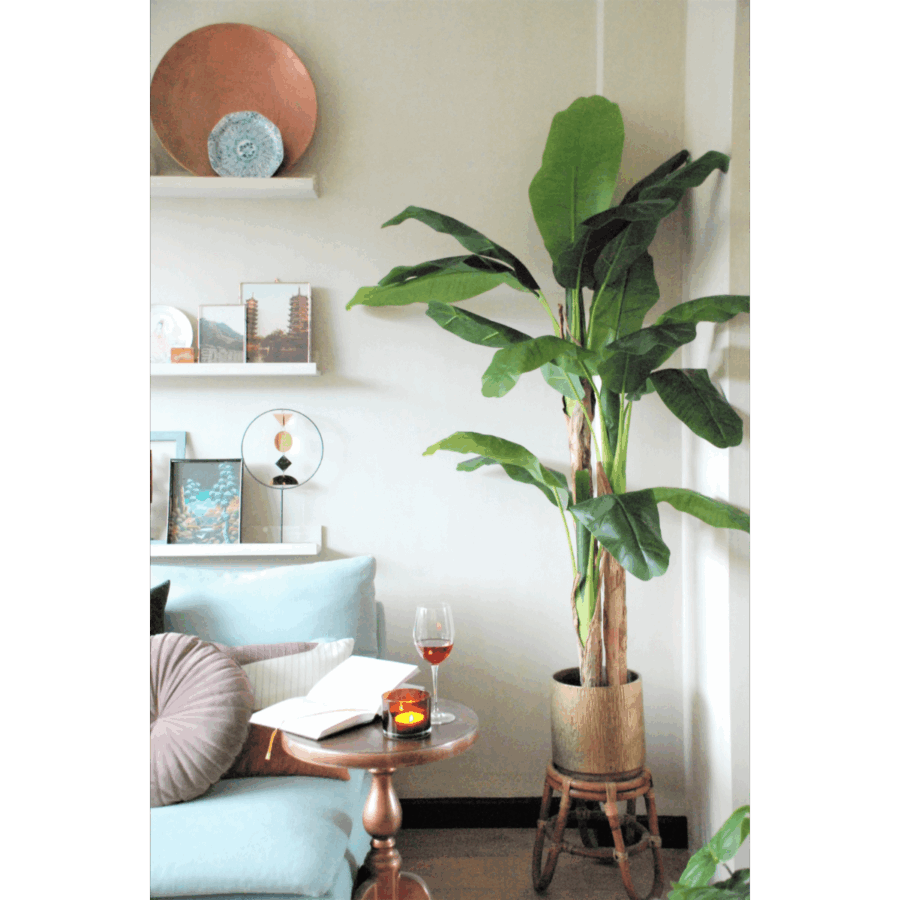 Kunst Bananenplant 180cm - Afbeelding 2