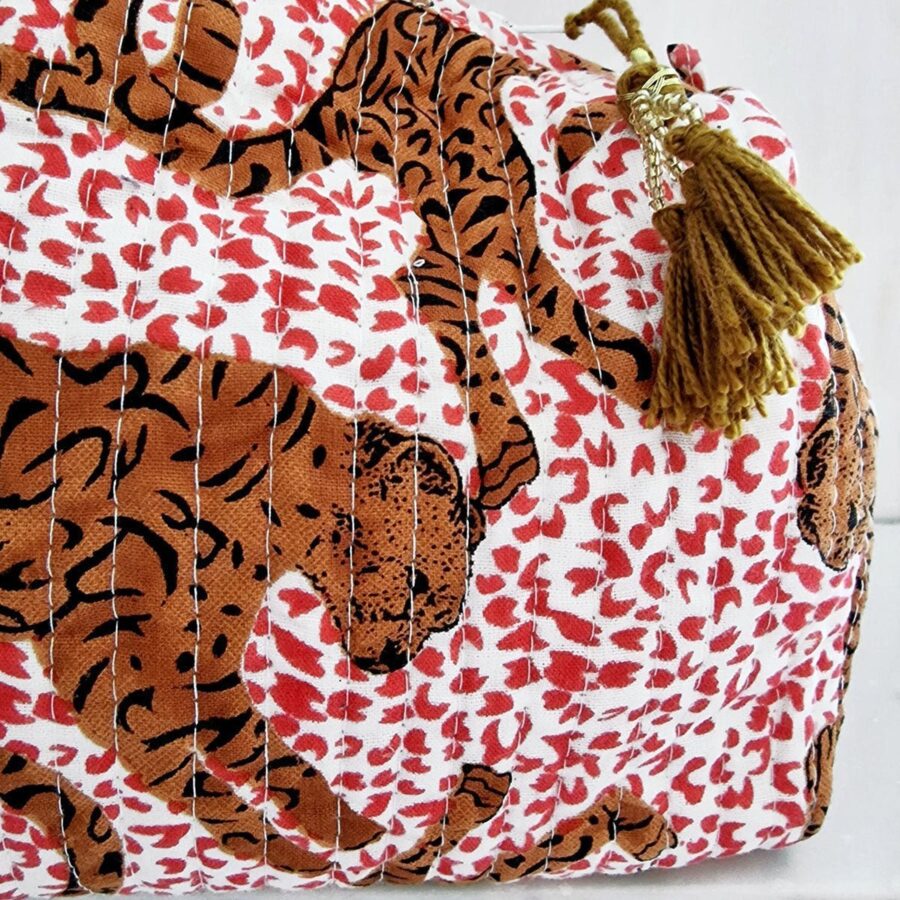 handgemaakte make-uptas "h.Leopard" - Afbeelding 5