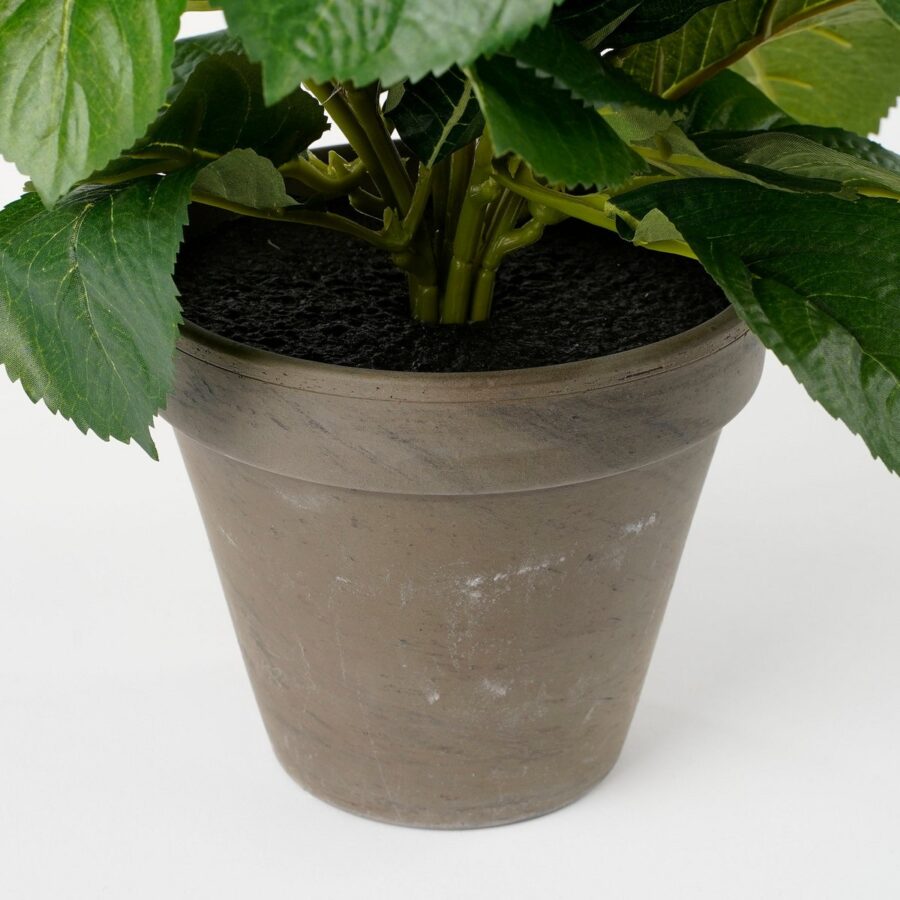 Hortensia Kunstplant in Bloempot Stan - H45 x Ø45 cm - Groen - Afbeelding 5