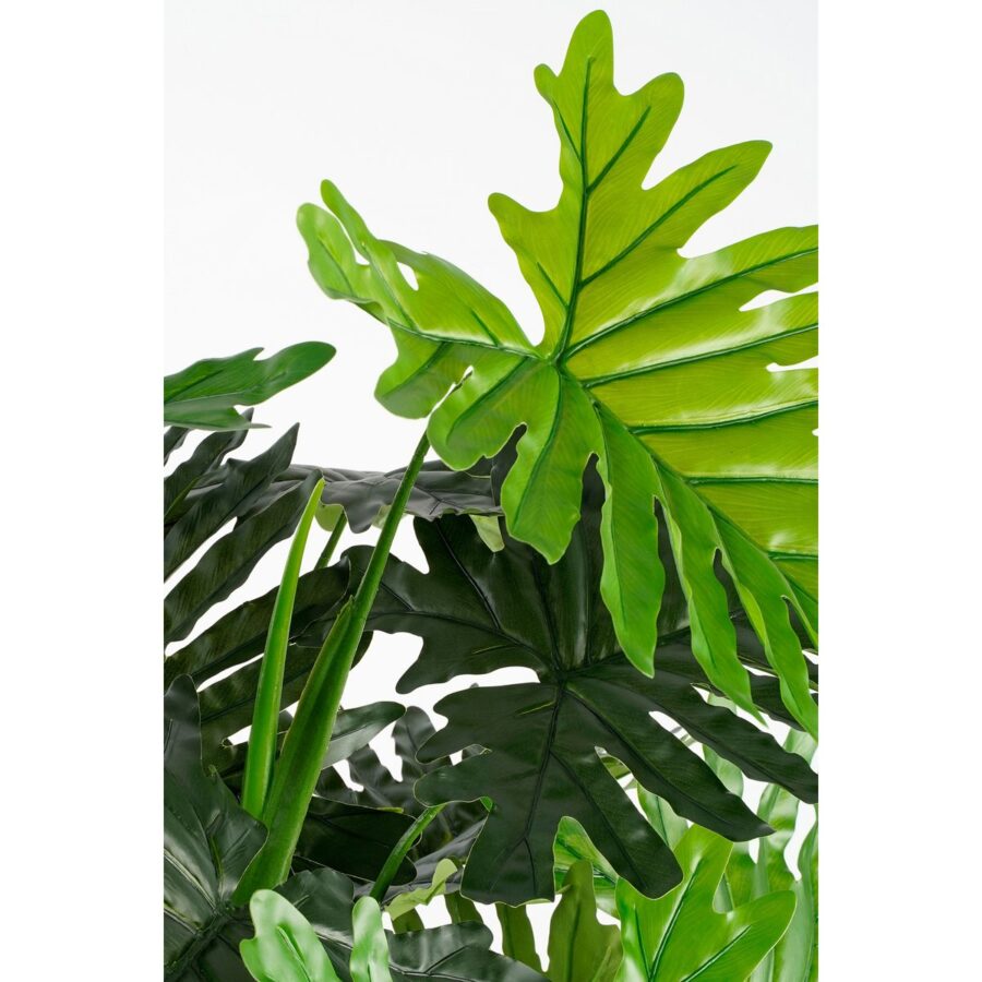 Philodendron Kunstplant - H120 x Ø80 cm - Groen - Afbeelding 4