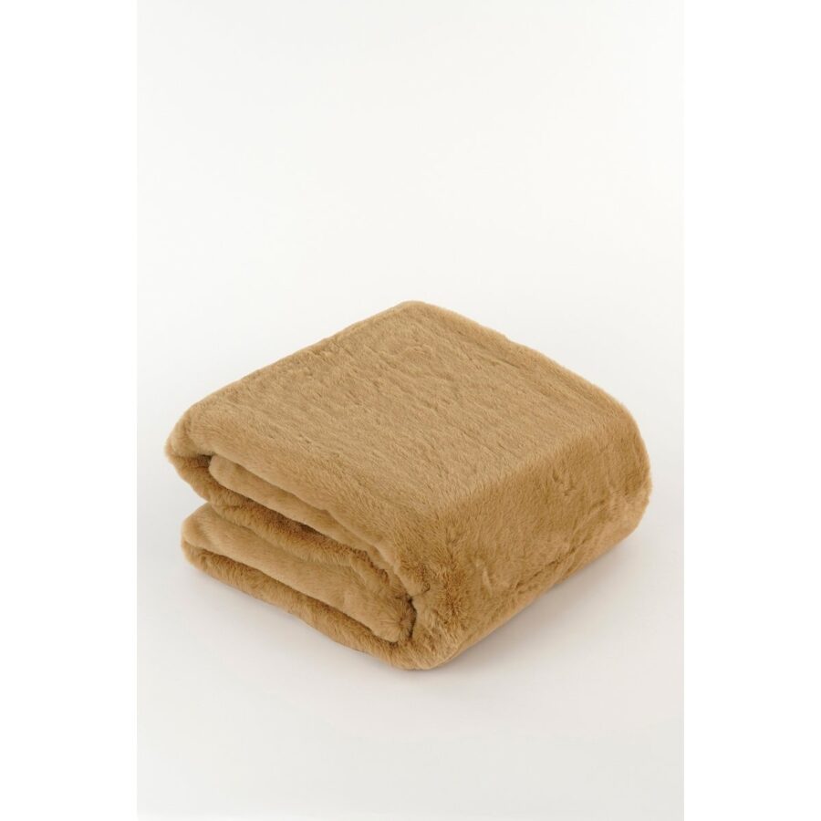 Bronte Fleece Deken - L200 x B150 cm - Lichtbruin - Afbeelding 2