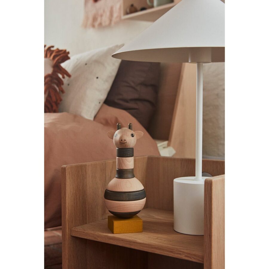 Houten stapelgiraffe - Afbeelding 2