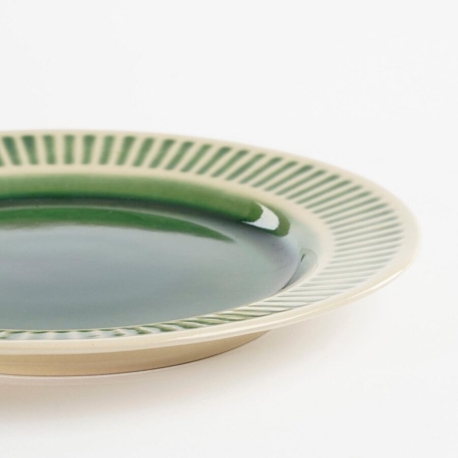 Elice Ontbijtbord - Ø22 cm - Keramiek - Groen - Afbeelding 2