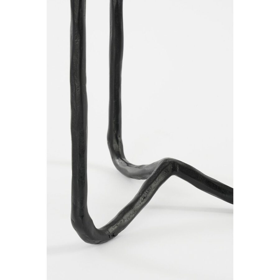 Christy Kandelaar - L17 x B18 x H34 cm - Aluminium - Zwart - Afbeelding 3