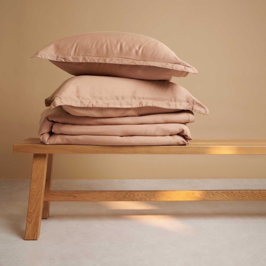 TENCEL™ - Twill Dekbedovertrek Peach - Afbeelding 3