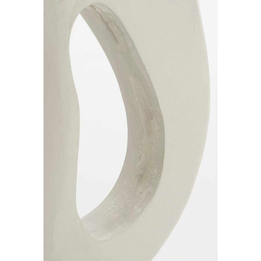 Pastina Ornament op Voet - L7 x B17 x H38 cm - FSC 100% Mangohout - Off White - Afbeelding 3