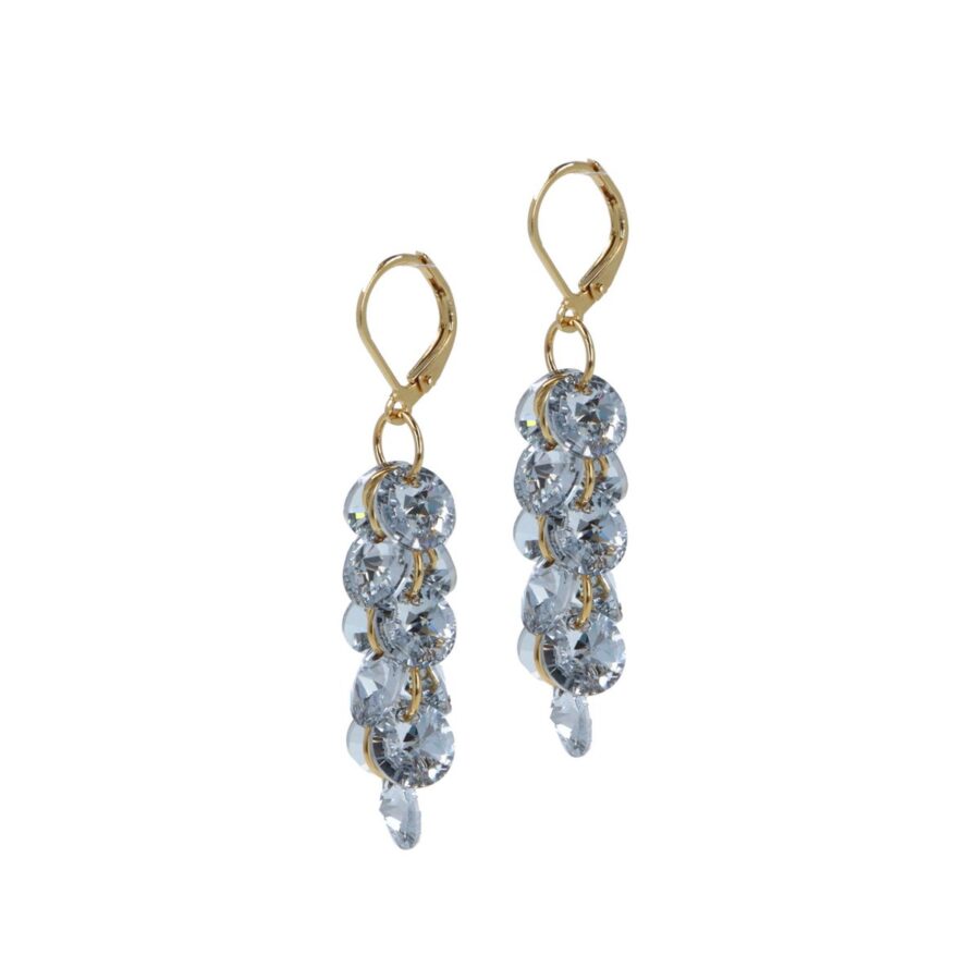 Forever Crystal Bunch Earrings - Gold - Afbeelding 3