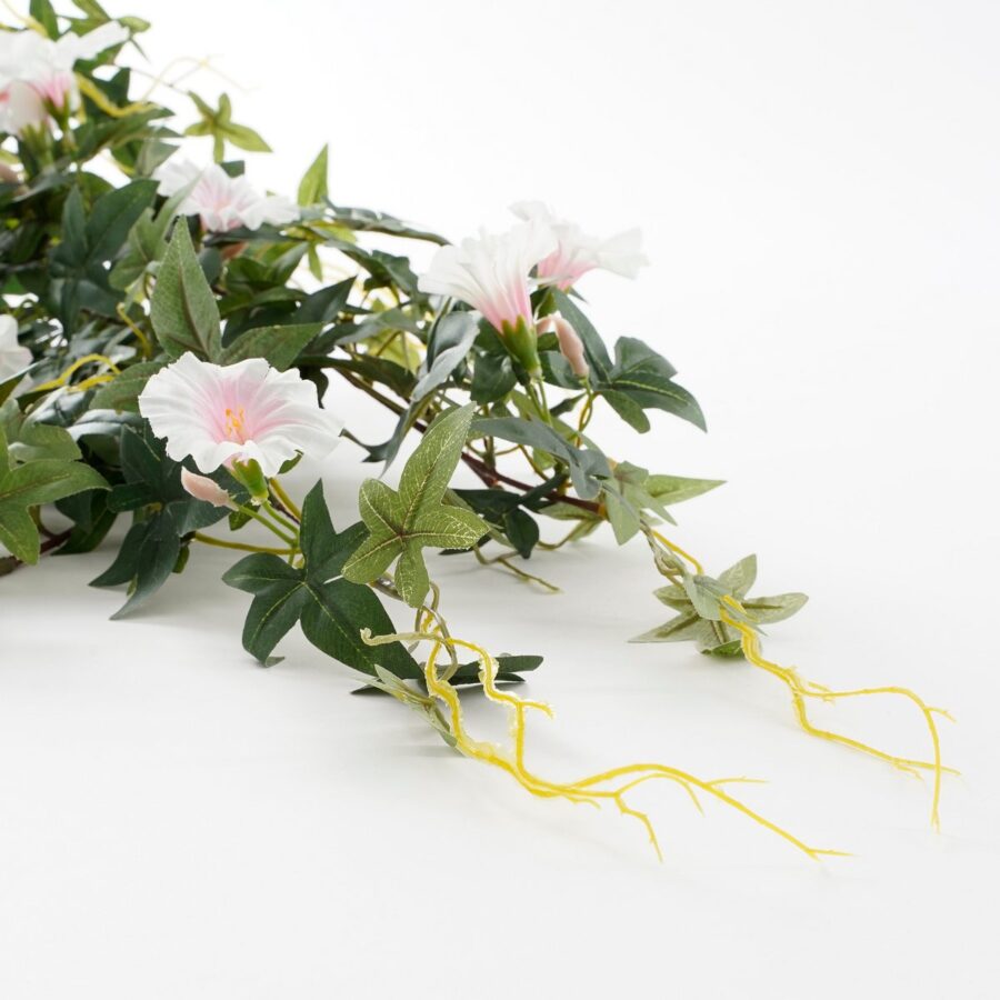 Petunia Kunst Hangplant - H80 x Ø20 cm - Crème - Afbeelding 3