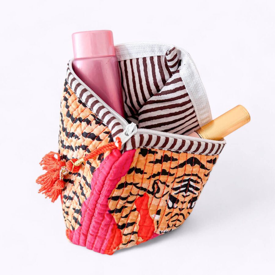 handgemaakte mini tas 'Poppy Tiger' - Afbeelding 8
