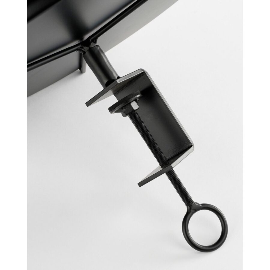Aston Dienblad met Klem - H30 x Ø31 cm - Metaal - Zwart - Afbeelding 3