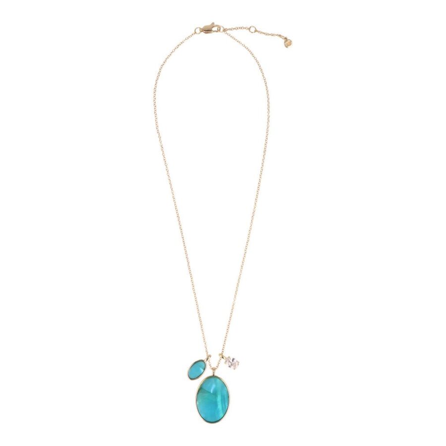 Otazu Turquoise Crystal Necklace