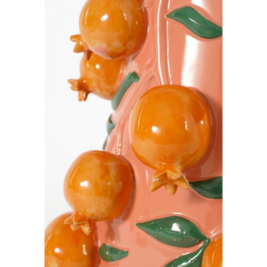 Melika Vaas - H31 x Ø34 cm - Keramiek - Roze - Afbeelding 3