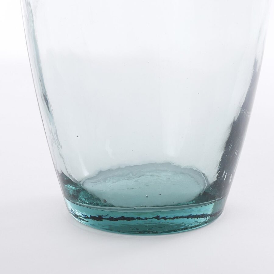 Kyara Fles Vaas - H100 x Ø20 cm - Gerecycled Glas - Transparant - Afbeelding 4
