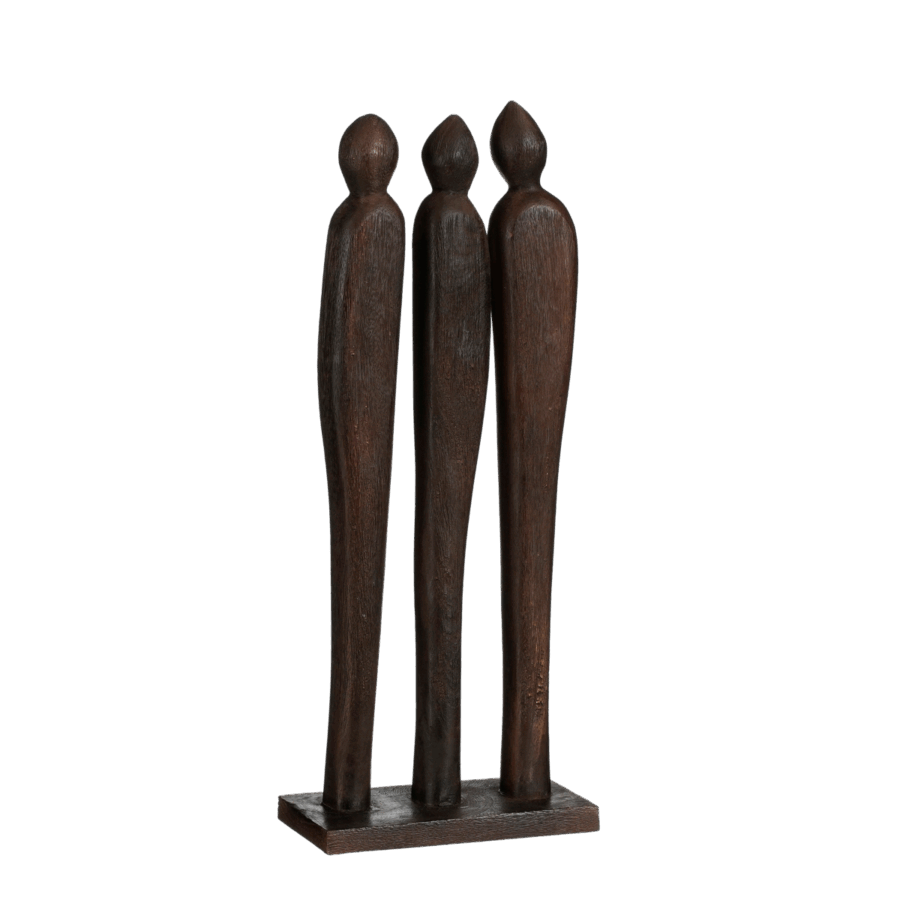 Pegara Woondecoratie - L7 x B18 x 46 cm - FSC 100% Mangohout - Bruin