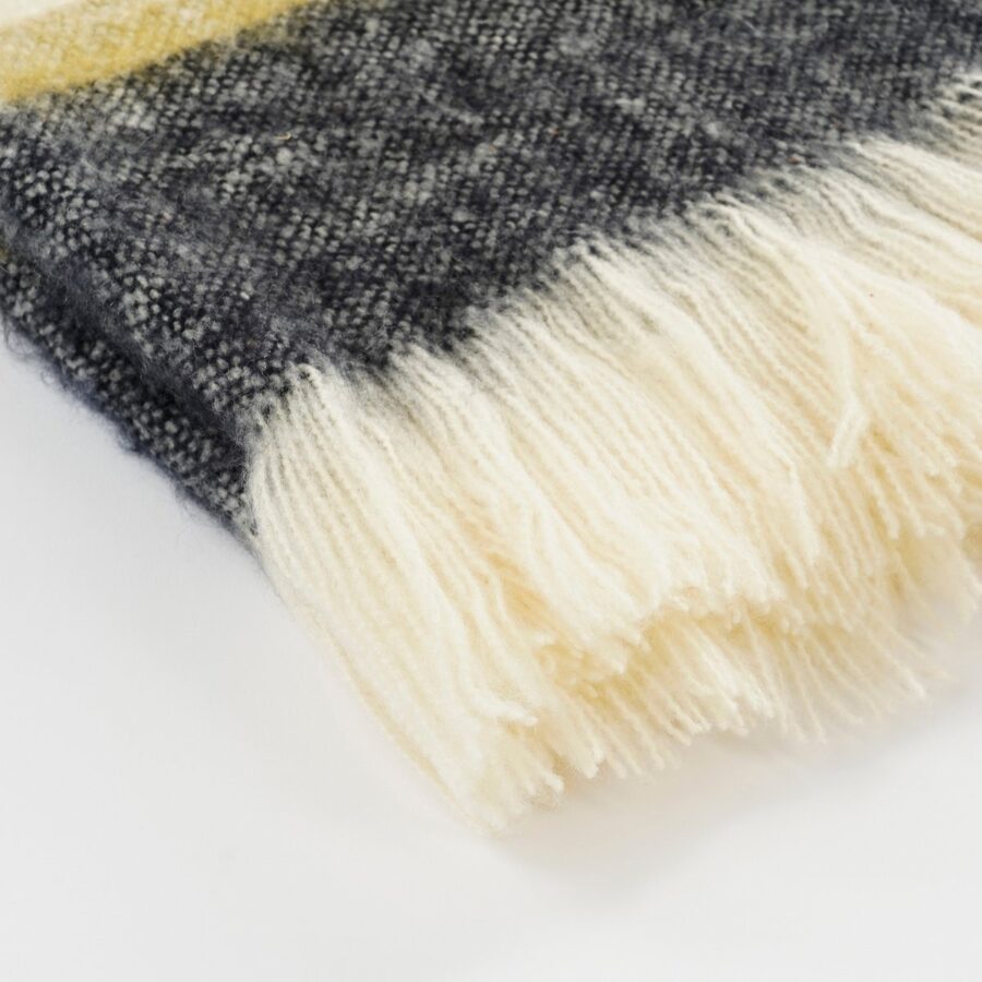 Plaid - L180 x B130 cm - Gebroken wit - Afbeelding 4