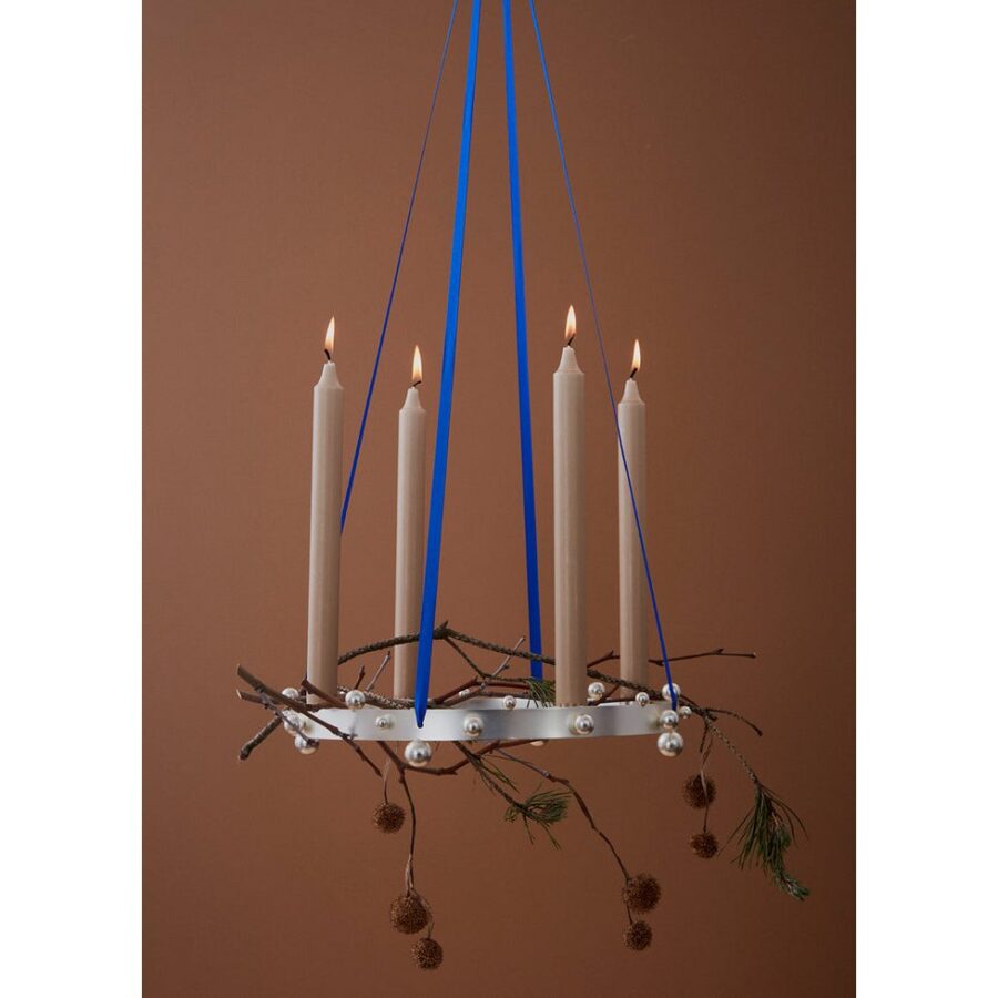 Parel adventskaarsenhouder - Afbeelding 3