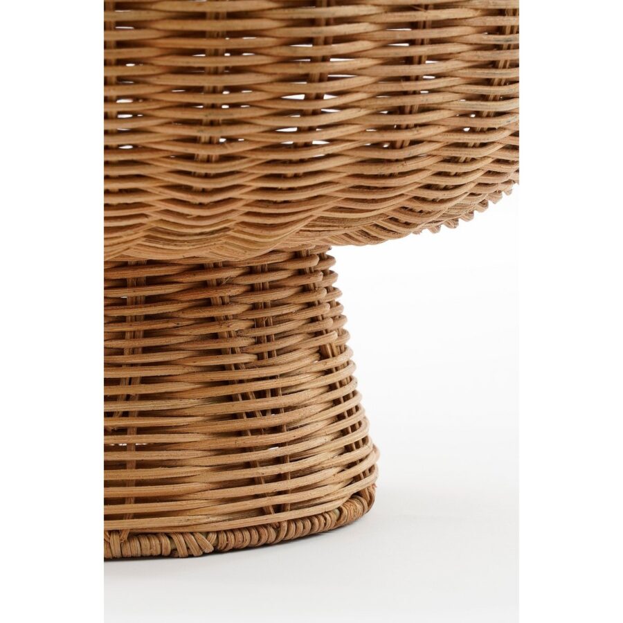 Loulou Decoratie Vaas - H42 x Ø40 cm - Rotan - Bruin - Afbeelding 4