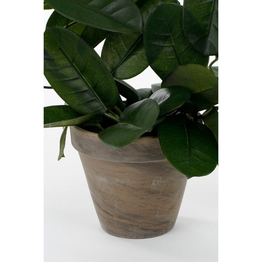 Stephanotis Kunstplant in Bloempot Stan - H50 x Ø40 cm - Wit - Afbeelding 4