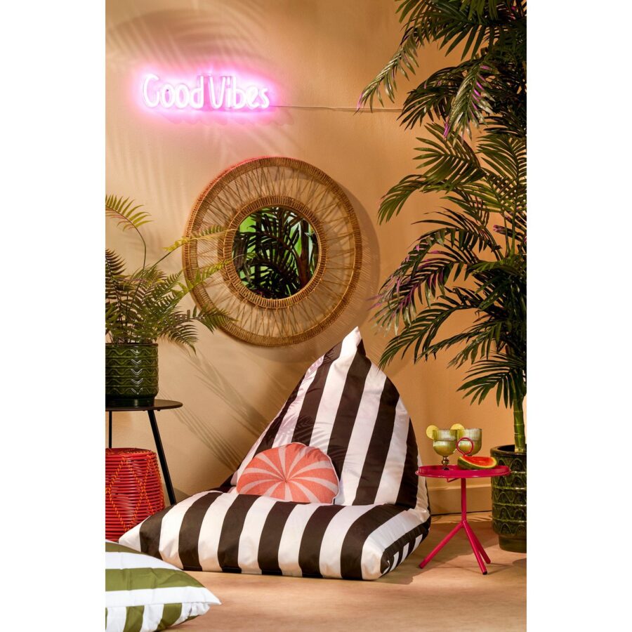 Ludy Wandspiegel - H5 x Ø70 cm - Jute - Lichtbruin - Afbeelding 6