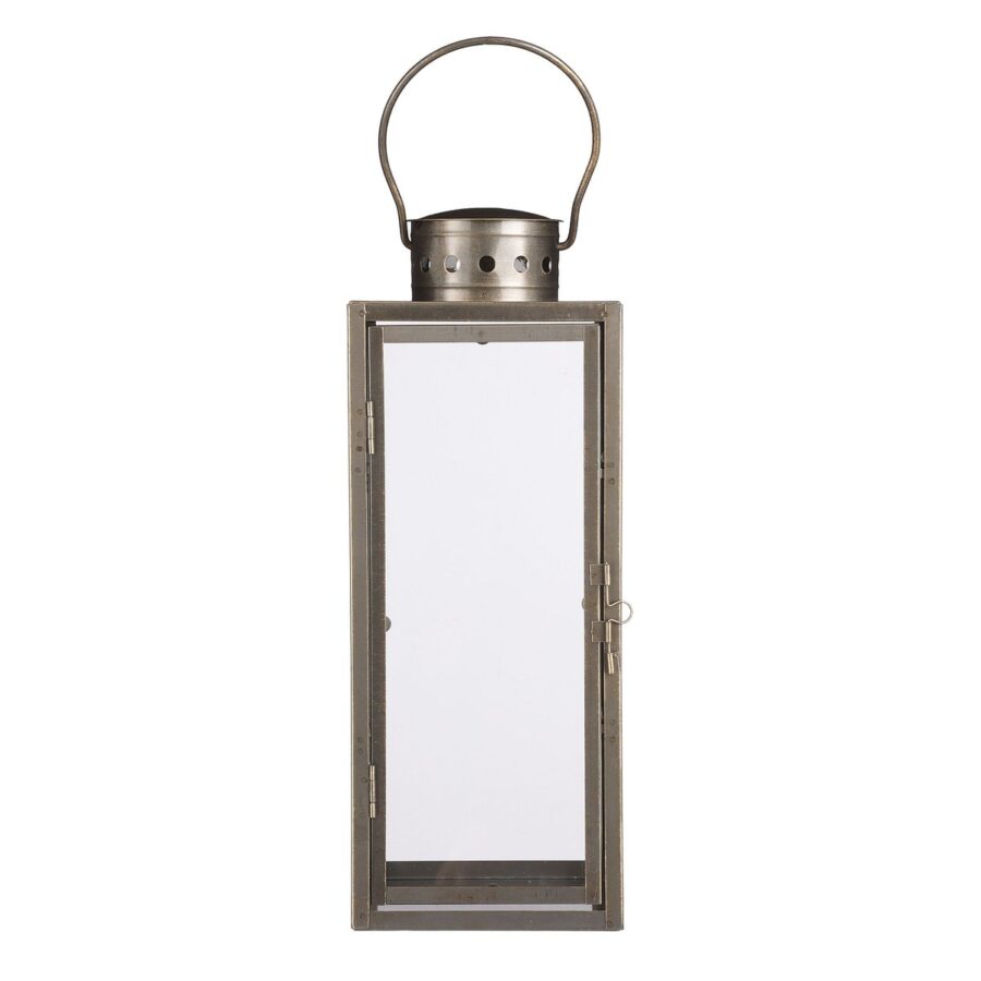 Arzilla Lantaarn - L14 x B13 x H35 cm - Goud - Afbeelding 2