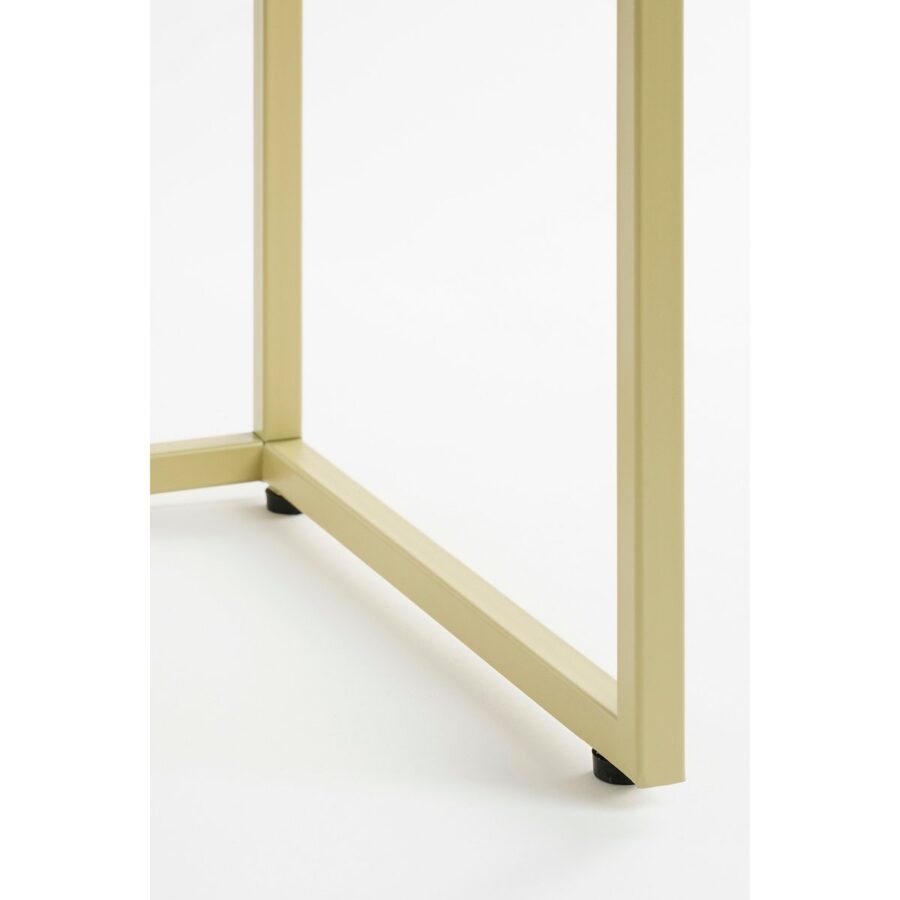 Clifton Opbergkast met Deuren - L38 x B35 x H90 cm - Metaal - Beige - Afbeelding 7