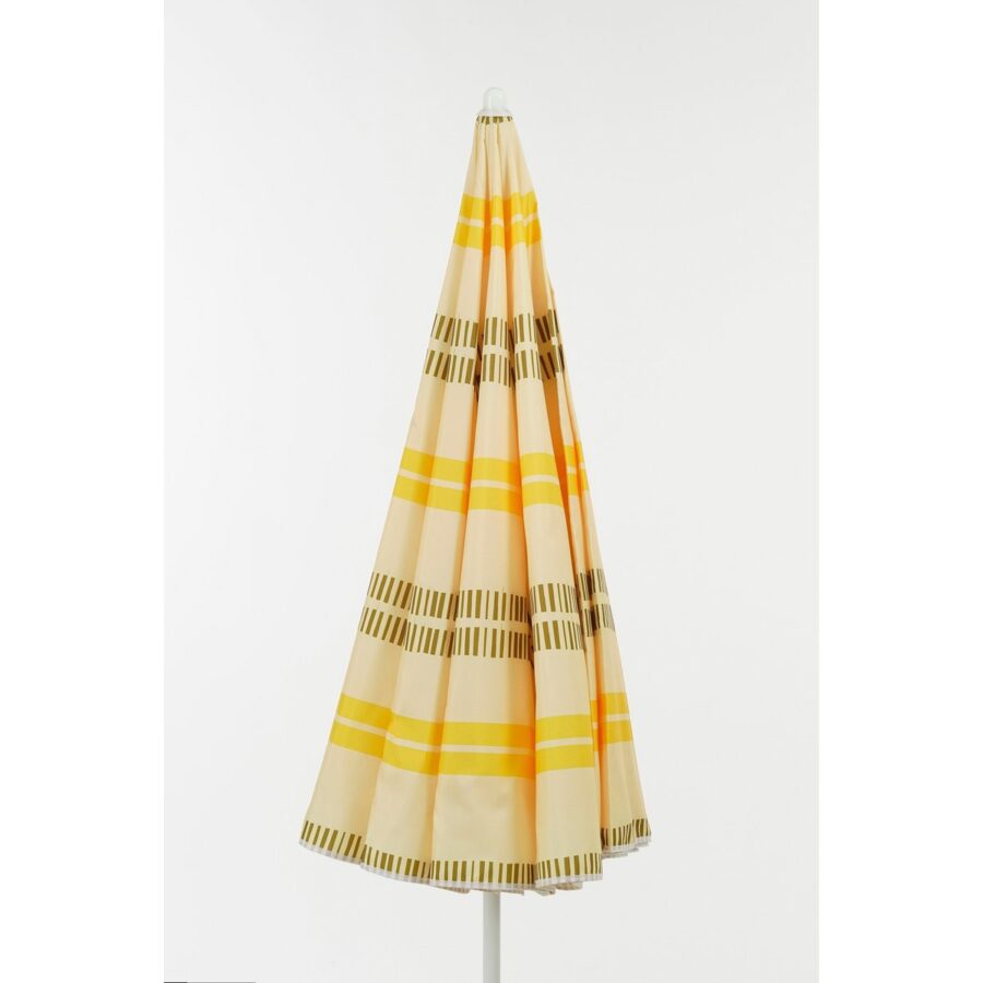 Stripe Strandparasol - H180 x Ø160 cm - Geel - Afbeelding 5