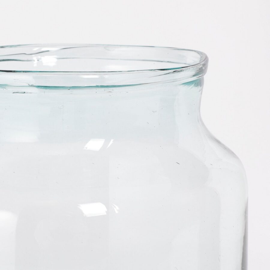Vienne Vaas - H42 x Ø29 cm - Gerecycled Glas - Transparant - Afbeelding 2