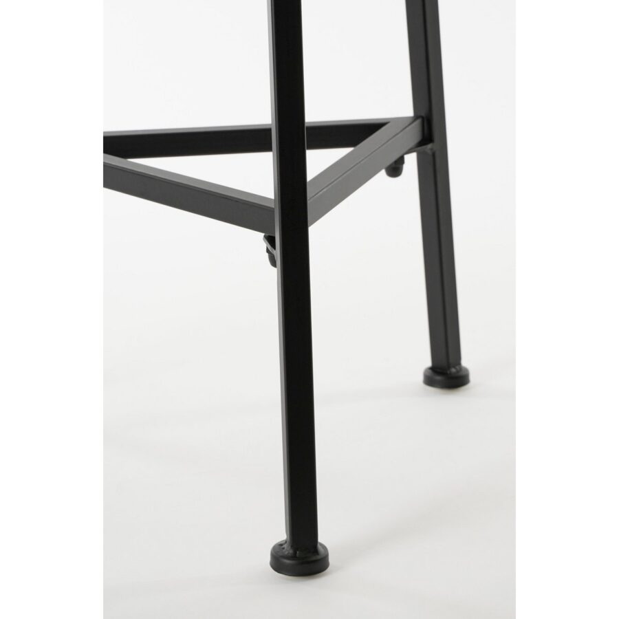 Adine Plantentafel - H80 x Ø30 cm - Metaal - Zwart - Afbeelding 3