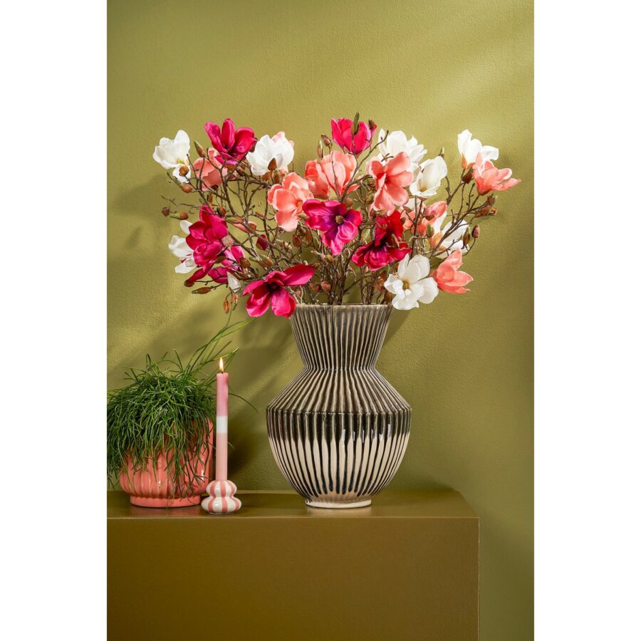 Magnolia Kunstbloem - H88 cm - Wit - Afbeelding 2