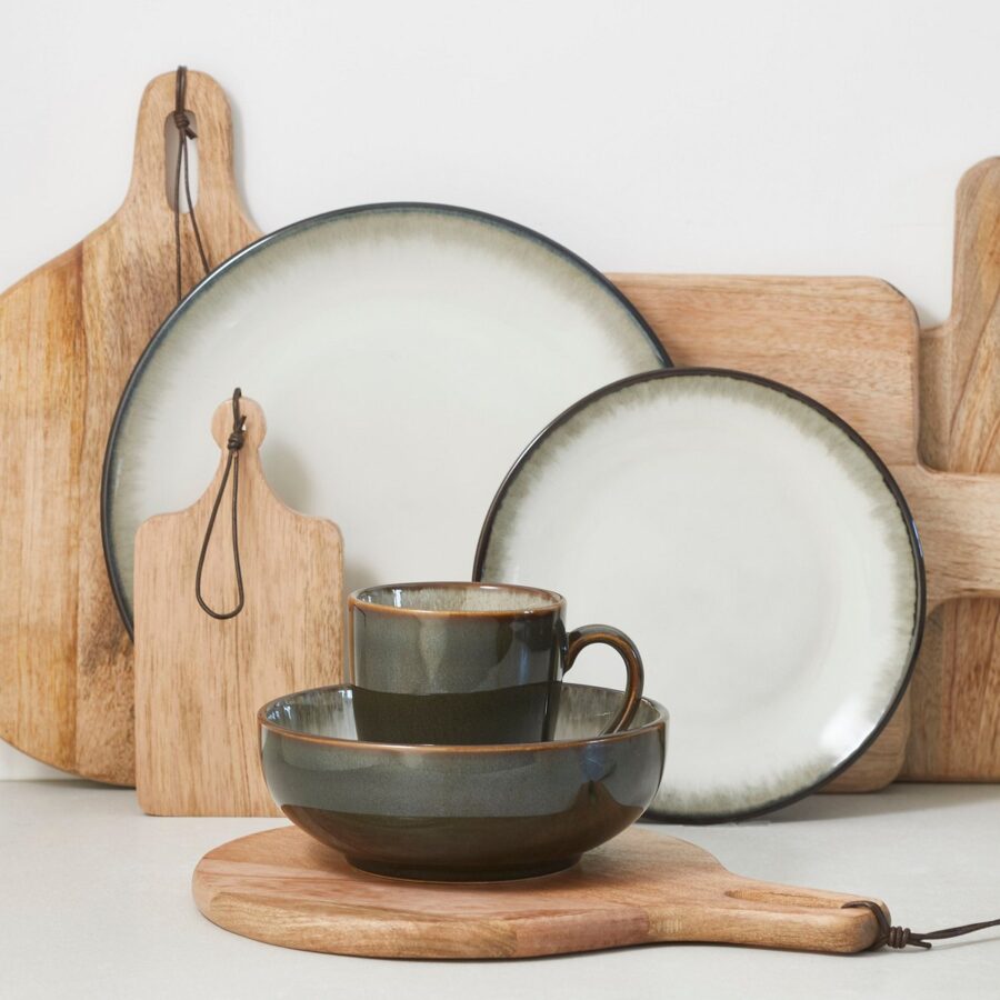 Duko Serveerplank - Ø28 cm - 100% FSC Mangohout - Bruin - Afbeelding 2