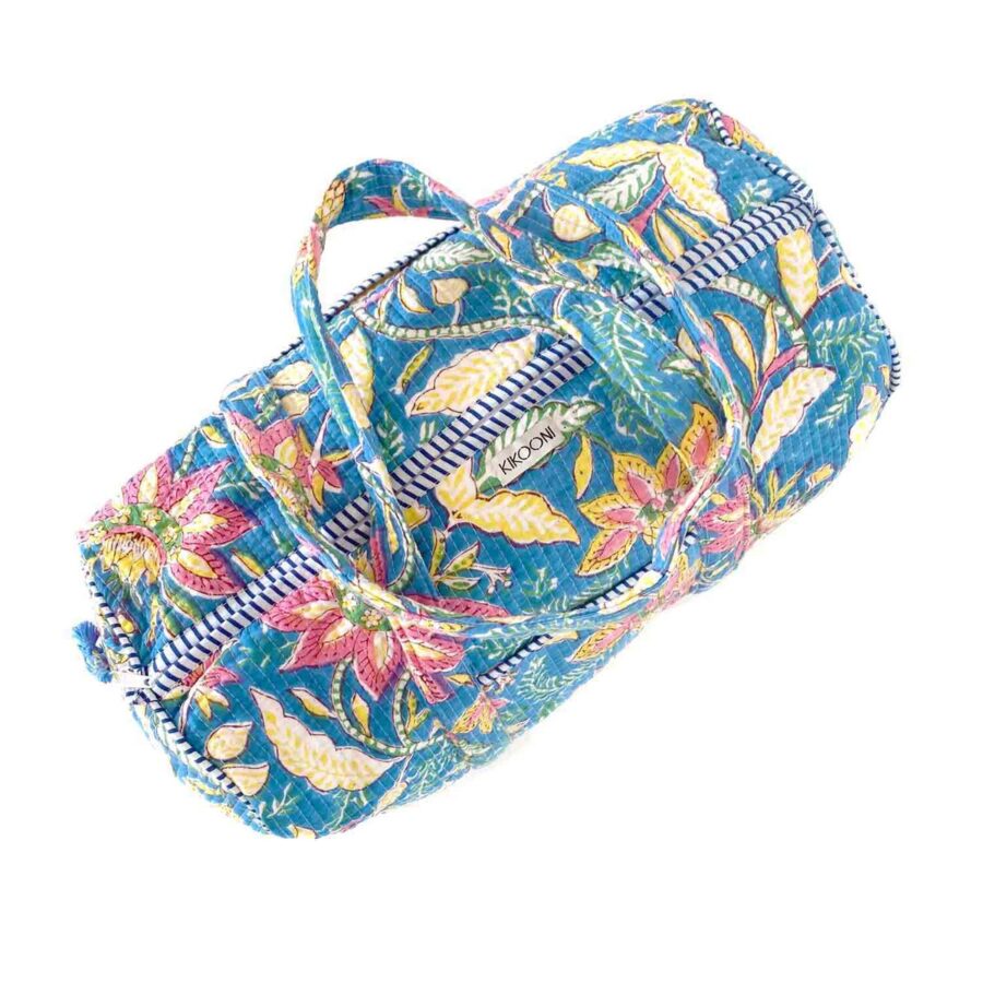 Handgemaakte katoenen tas 'Exotische tuin' - Afbeelding 7