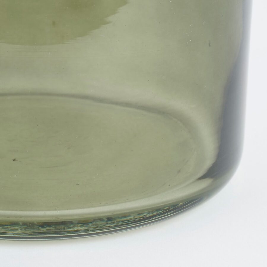 Regal Fles Vaas - H22 x Ø20 cm - Glas - Groen - Afbeelding 3
