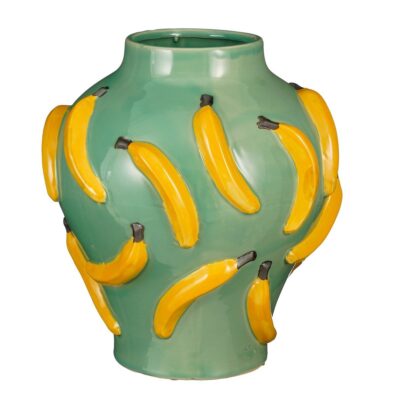 Moza Vaas - H38 x Ø34 cm - Keramiek - Lichtgroen