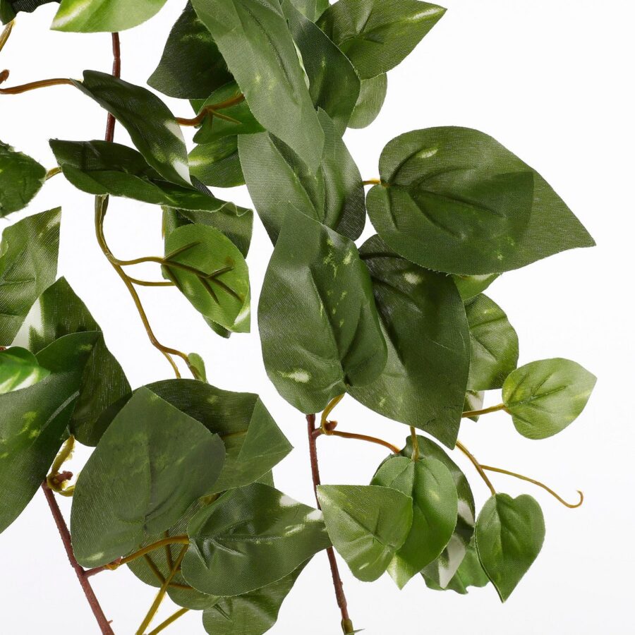 Scindapsus Kunst Hangplant - L15 x B30 x H80 cm - Groen - Afbeelding 2