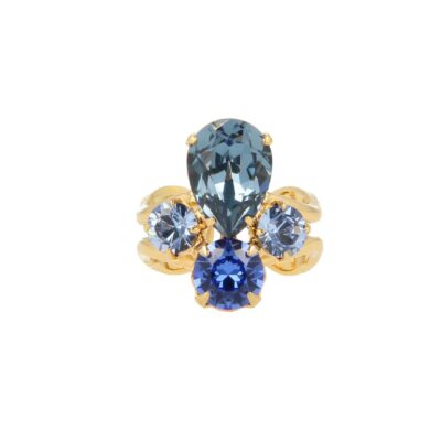 Blue Beetle Ring - Small