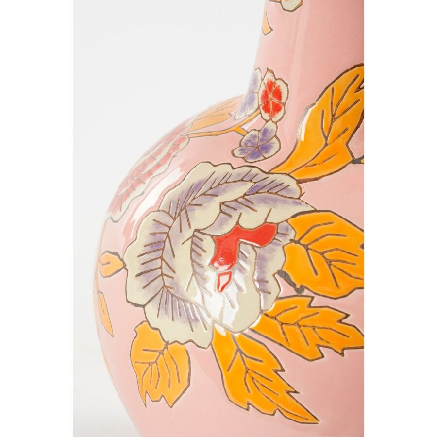 Eloise Vaas - H36 x Ø22 cm - Keramiek - Roze - Afbeelding 3