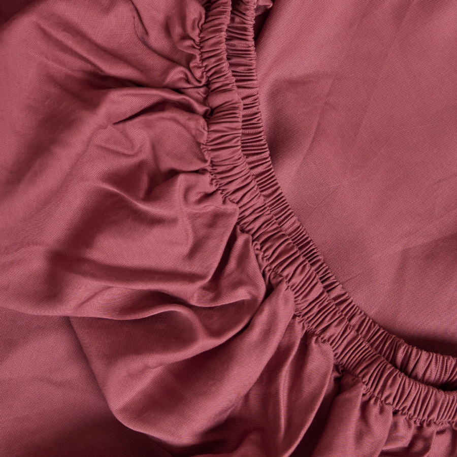 Kids - Hoeslaken TENCEL™ Twill Dusty Rose - Afbeelding 4