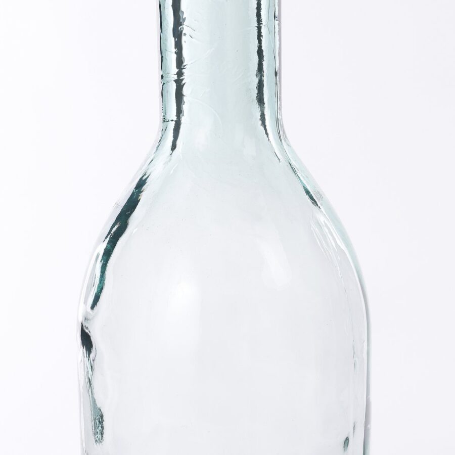 Rioja Fles Vaas - H75 x Ø18 cm - Gerecycled Glas - Transparant - Afbeelding 3