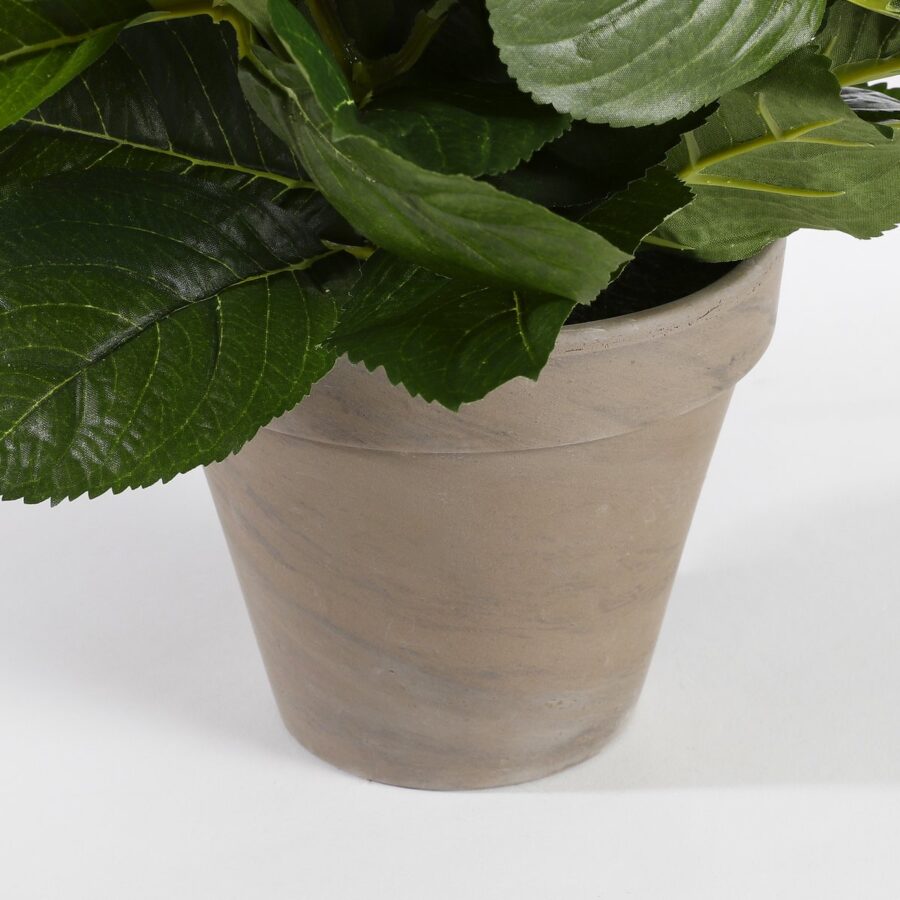 Hortensia Kunstplant in Bloempot Stan - H45 x Ø45 cm - Wit - Afbeelding 3