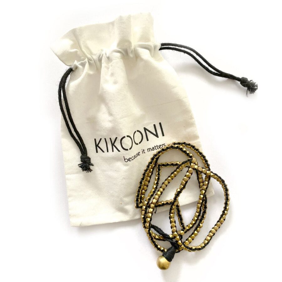 Lange Dokra ketting "clean black" - Afbeelding 5