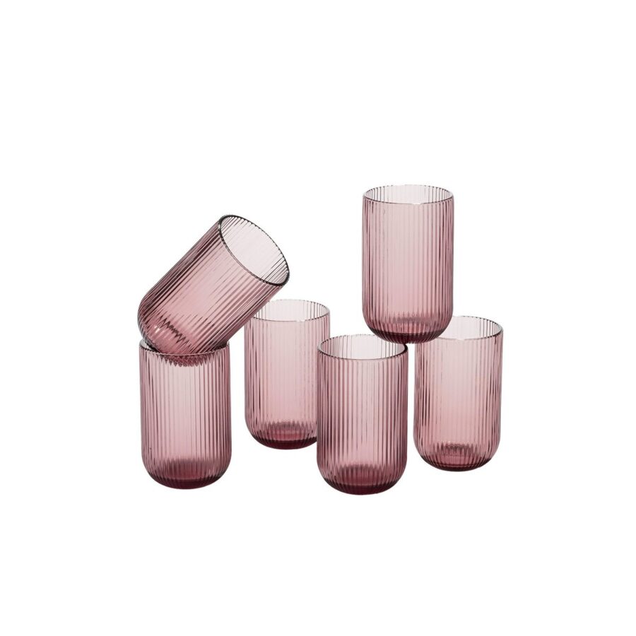 Merlot Drinkglas - 400 ml - Glas - Paars - Afbeelding 5