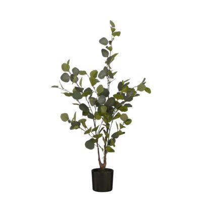 Eucalyptus Kunstplant in Bloempot - H95 x Ø55 cm - Groen