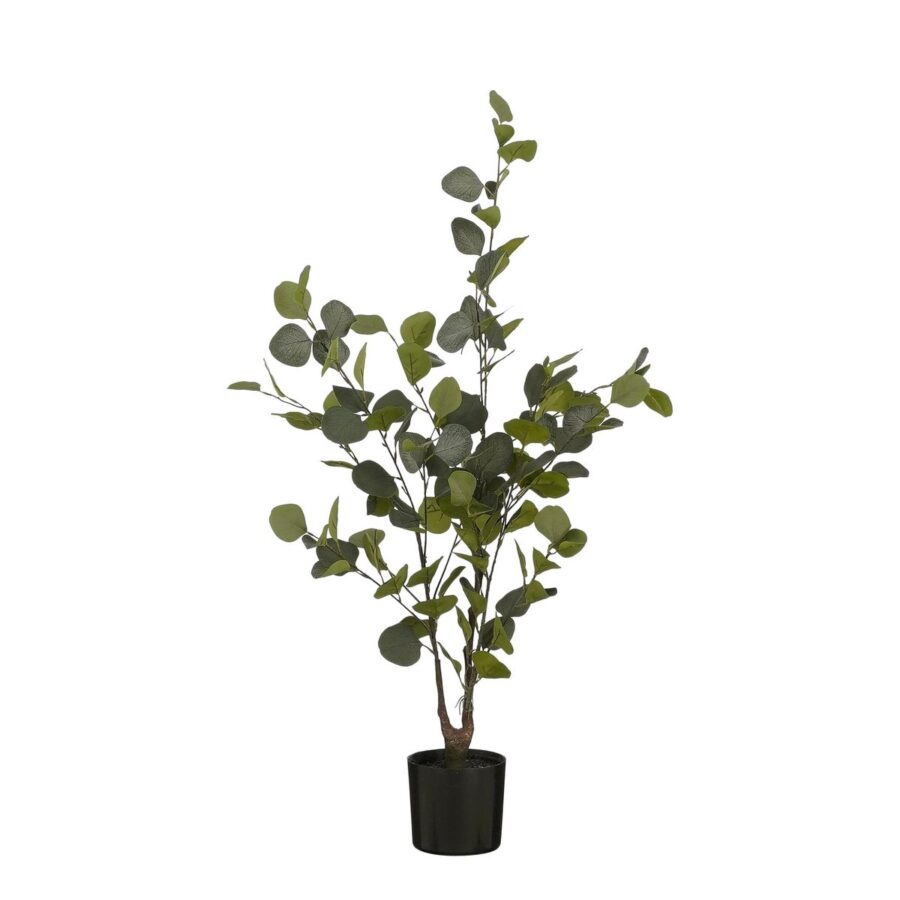 Eucalyptus Kunstplant in Bloempot - H95 x Ø55 cm - Groen
