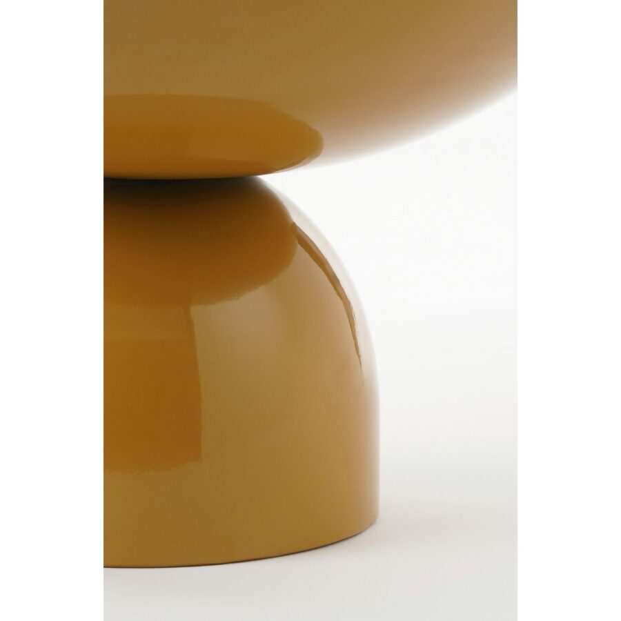 Celise Bijzettafel - H28 x Ø47 cm - Metaal - Bruin - Afbeelding 3