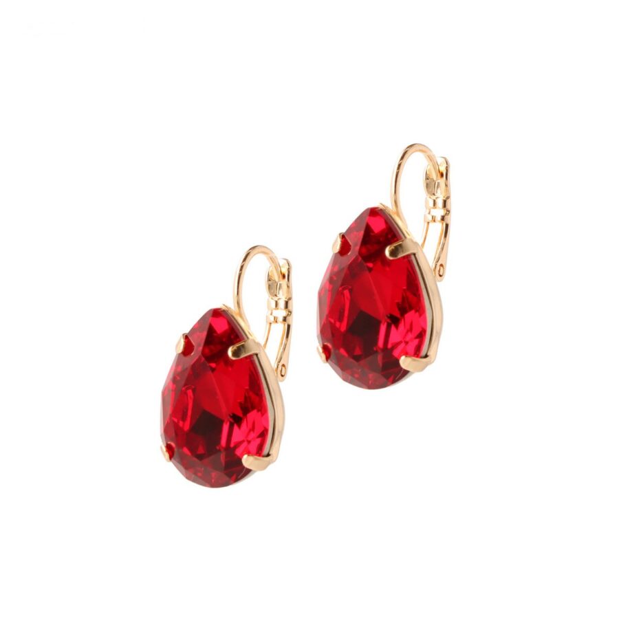 Lacrima Ruby Earhangers - Afbeelding 2
