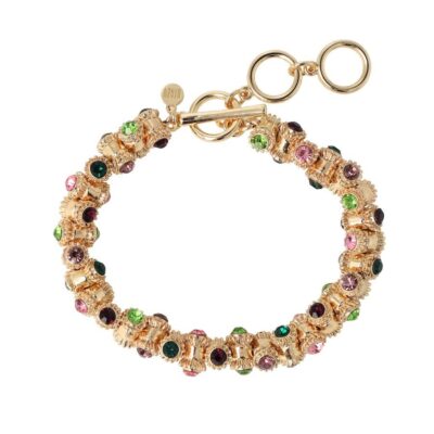 Otazu Vintage Barrel Bracelet Multicolor - Gold