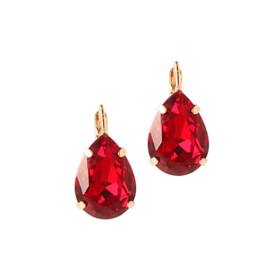 Lacrima Ruby Earhangers