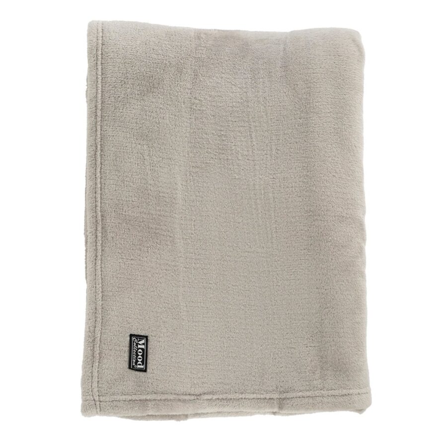 Famke Fleece Plaid - L180 x B130 cm - Beige - Afbeelding 5